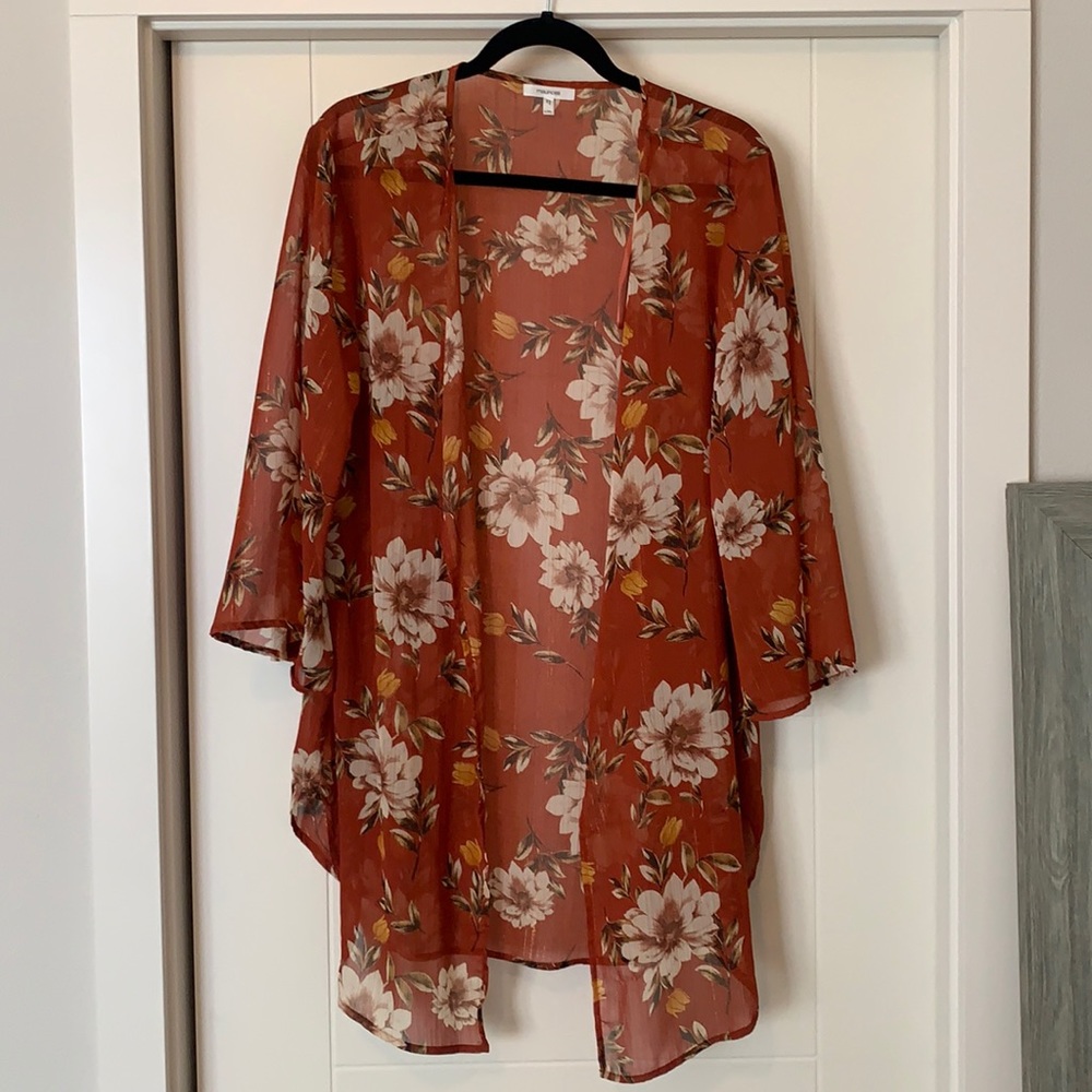 Size L/XL sheer kimono